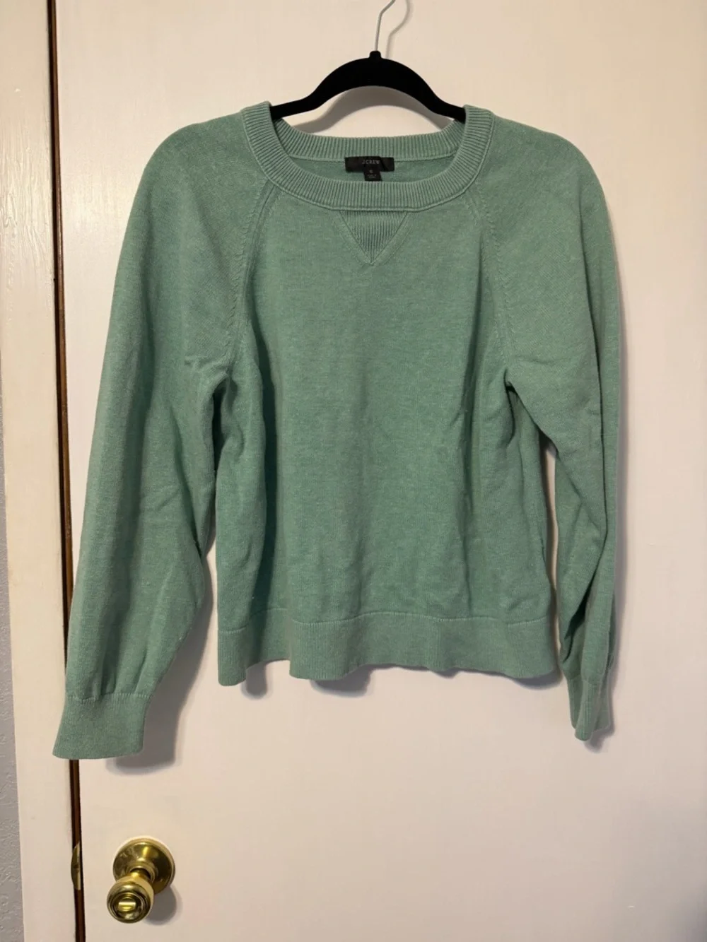 J. Crew Seafoam Crewneck Sweater